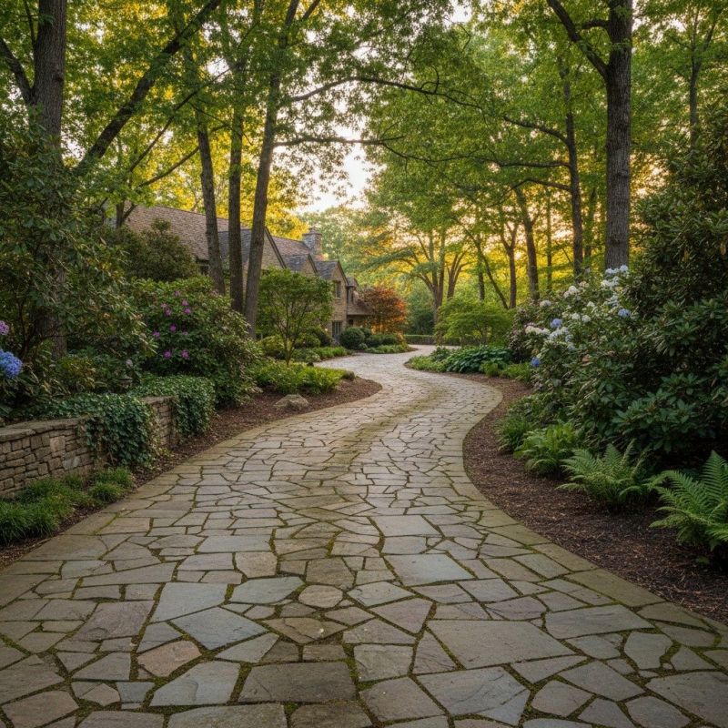 Flagstone Pathway Installation