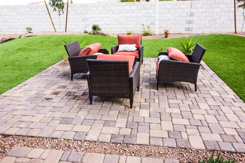 Outdoor Living Space with Pavers